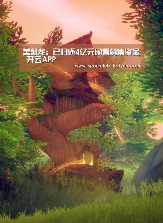 美凯龙:已归还4亿元闲置募集资金_开云APP(图3) 开云官网